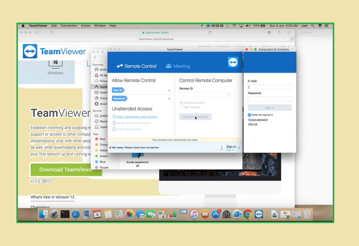 Take Control Of Mac Via Teamviewer
